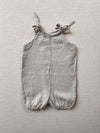 Pantalón corto con peto de lino Hafer, talla 3M