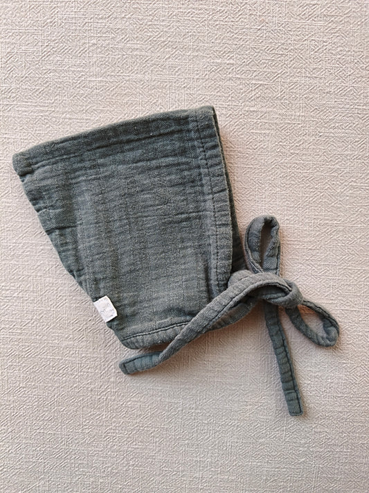 Zwergenmütze Musselin Taube Gr. 3M