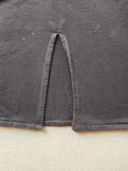 Bleistiftrock Bio Jersey Ruß Gr S