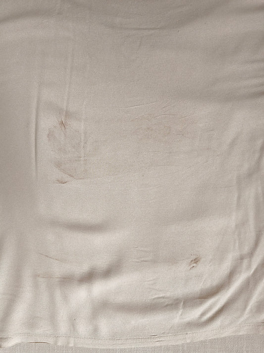Damen Bluse Dreiviertel Ärmel Viskose Sand Gr. M/L