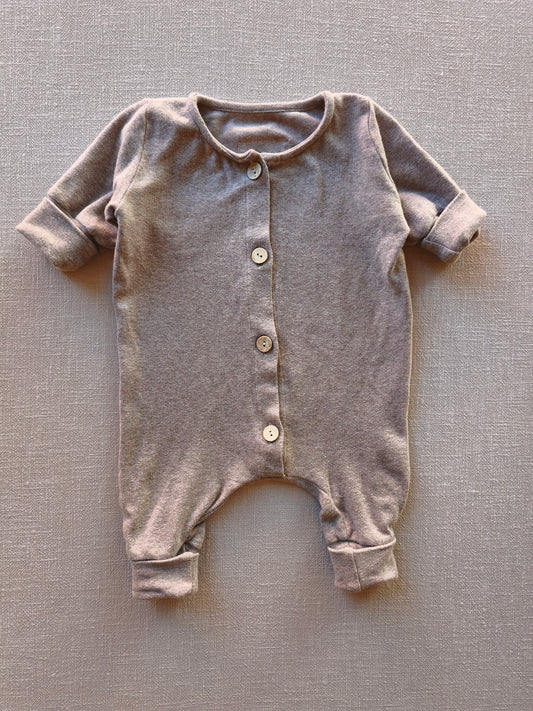 Mini Overall Feinstrick Hafer Gr 0M