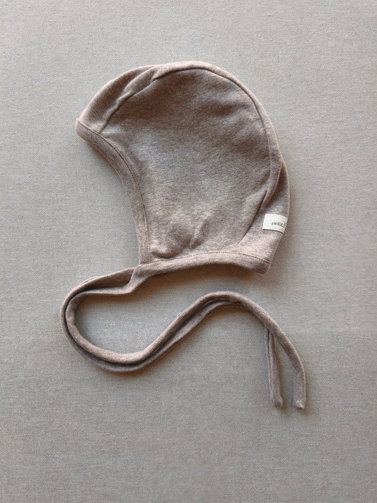 Babyhäubchen Feinstrick Hafer Gr 2-4Y