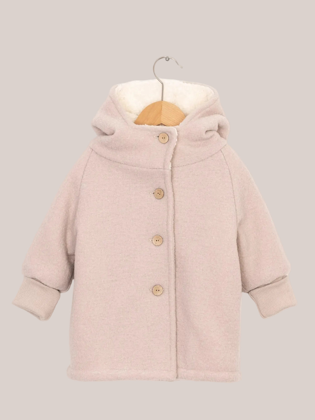 Wool boiled-jacket and winter jacket for children by petit cochon. Hand-sewn in Berlin.