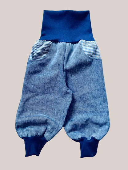 Tutoriel DIY : recycler un jean en le transformant en jean pour enfant, avec instructions de couture étape par étape